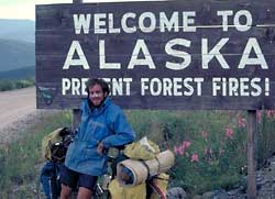 andy king at alaska sign 1980