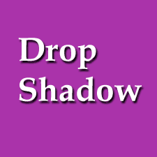 serif drop shadow 52 opacity