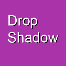 serif drop shadow 100 opacity