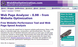 web page analyzer 0.98 screenshot