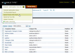 movable type interface