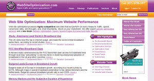 WebsiteOptimization.com new design cirka 2010