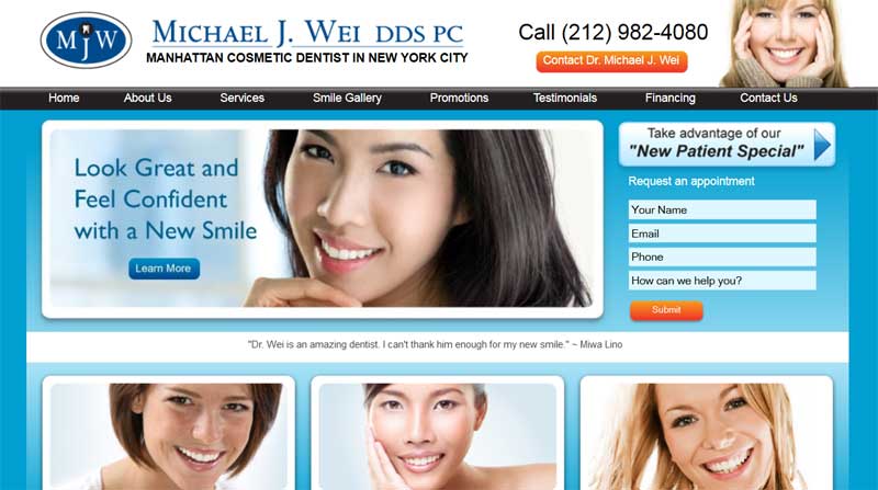 mymanhattancosmeticdentist.com before mod_pagespeed mobile