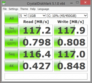 Lenovo Thinkpad T430S SSD Transfer Speeds