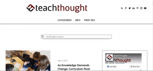 Teachthought.com Home Page