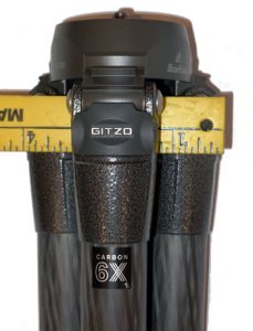 The Gitzo GT3542LS Tripod Width with Markins TH-300