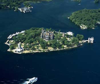 boldt castle alexandria bay new york aerial uncorrected