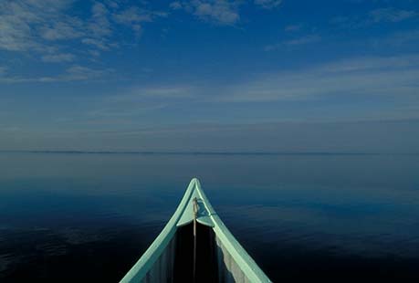 canoe in st lawrence