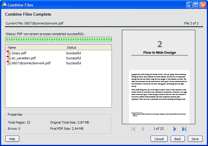 merging files in acrobat 8 pro