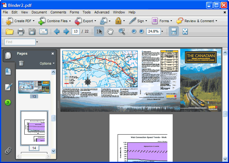 combined file formats in acrobat 8 pro