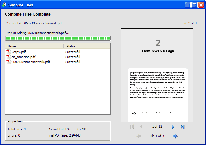 merging files in acrobat 8 pro