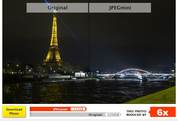 jpegmini optimizing paris night photo