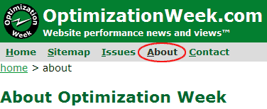 optimization week current page example CSS